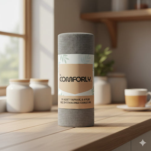 Comforly CleanX™ Mikrofiber Rulo Havlu